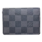 Louis Vuitton Business Card Holder Case Damier Canvas
