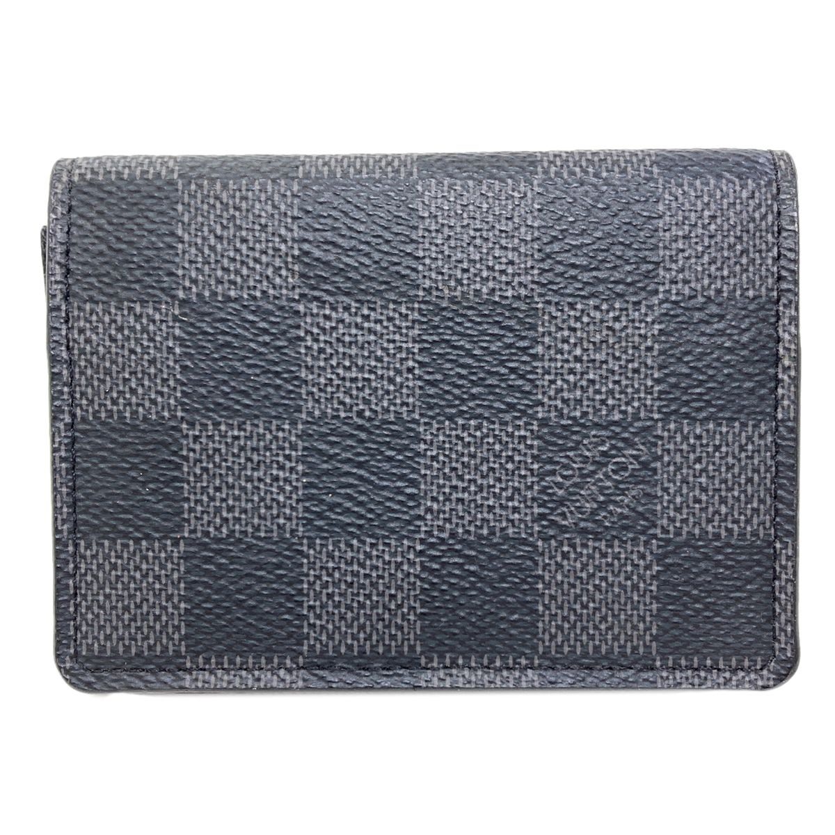 Louis Vuitton Business Card Holder Case Damier Canvas