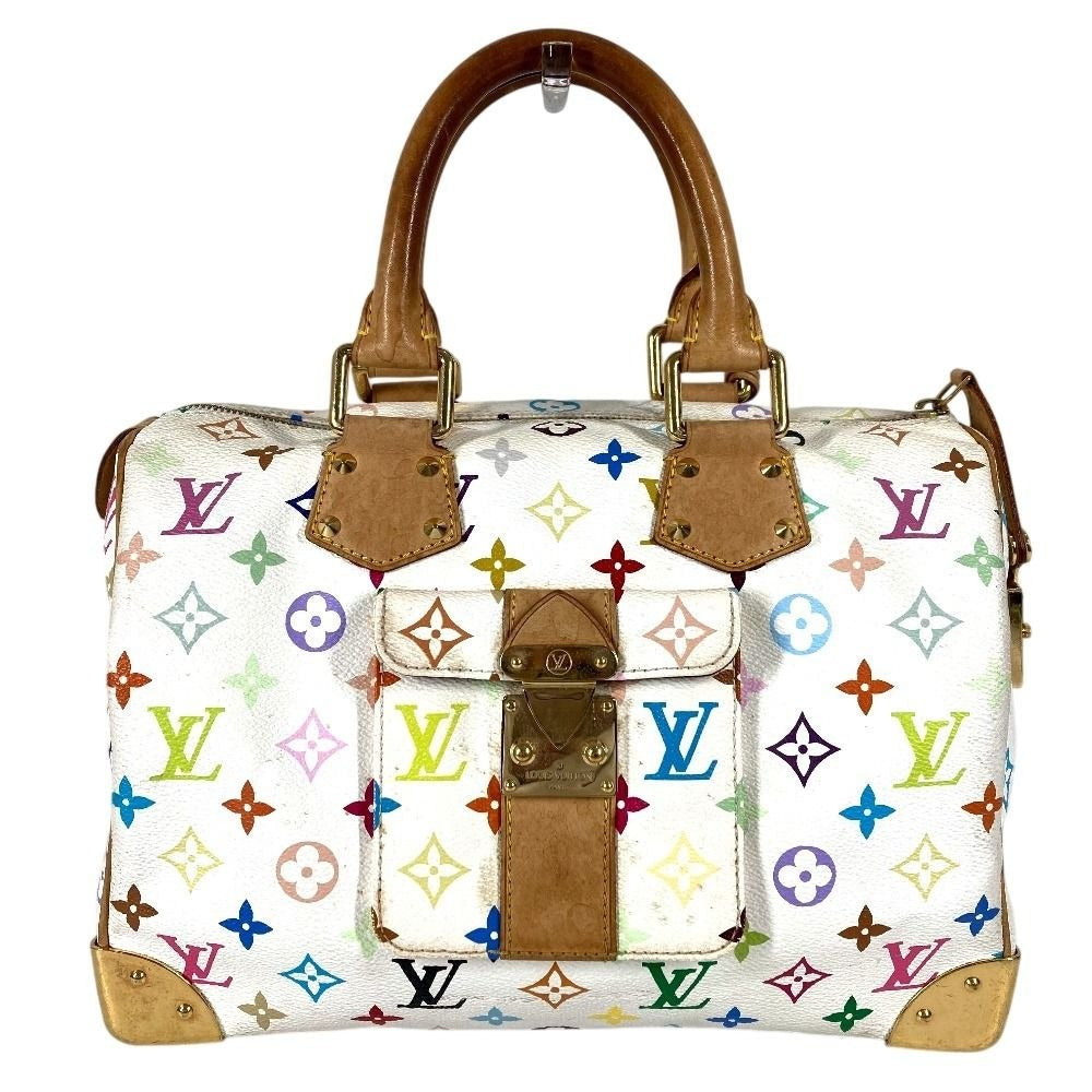 Louis Vuitton Handbag Speedy 30 Monogram Multicolor Canvas