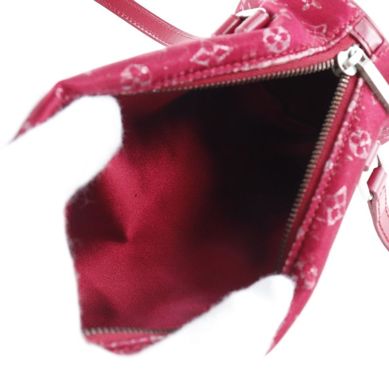 Louis Vuitton Little Papillon Monogram Satin Red Th0092 Handbag — view 6