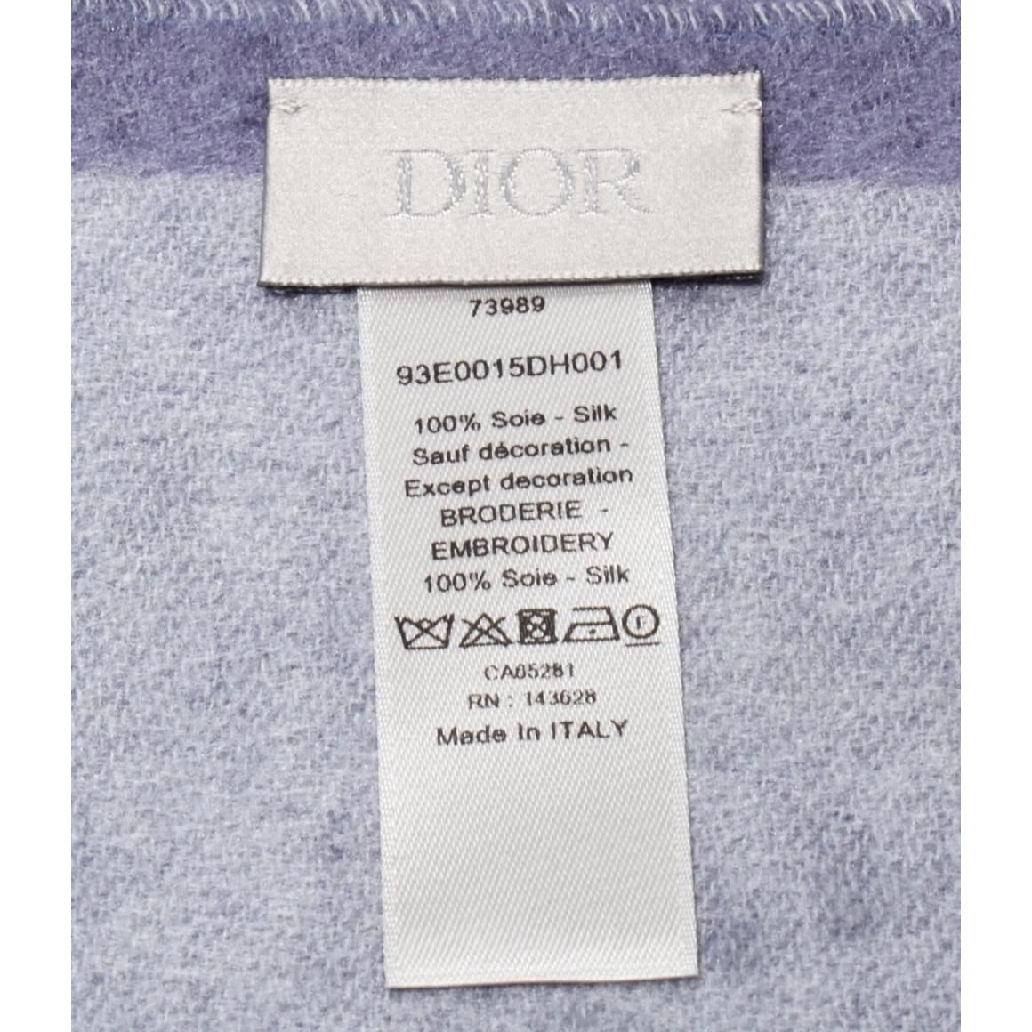 Dior Scarf Silk Double Face CD Logo — view 3