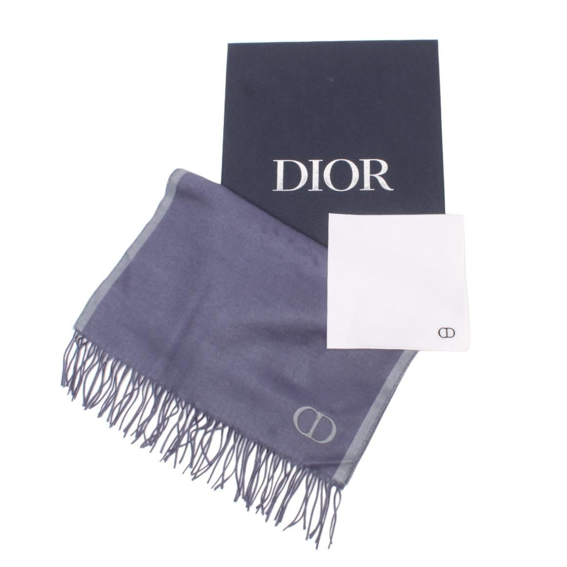 Dior Scarf Silk Double Face CD Logo — view 9