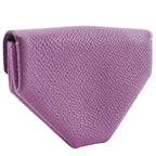 Hermes Le Van Cattle Vaux Epson Purple Coin Case — view 3