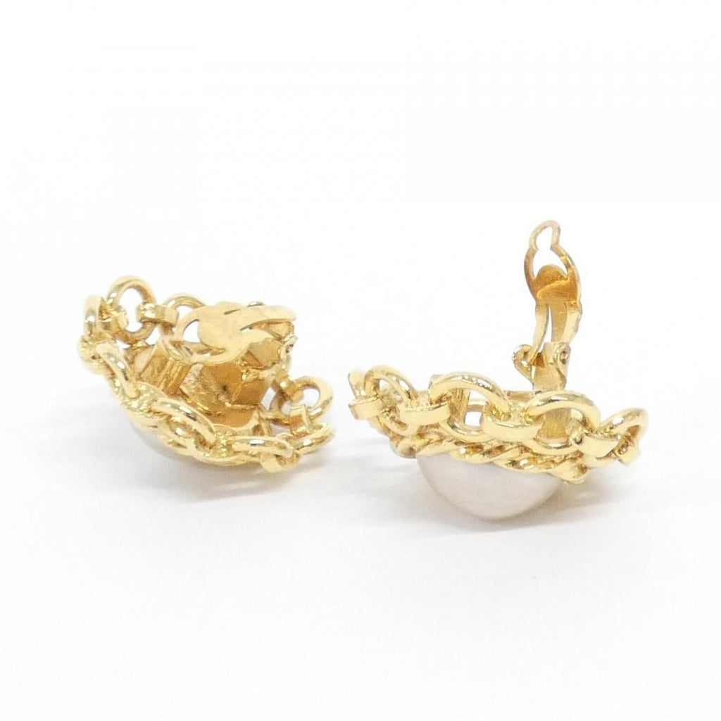Chanel Vintage Earrings White — view 5