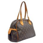 Louis Vuitton Montorgueil PM Monogram Leather Brown Shoulder Bag Gold — view 2