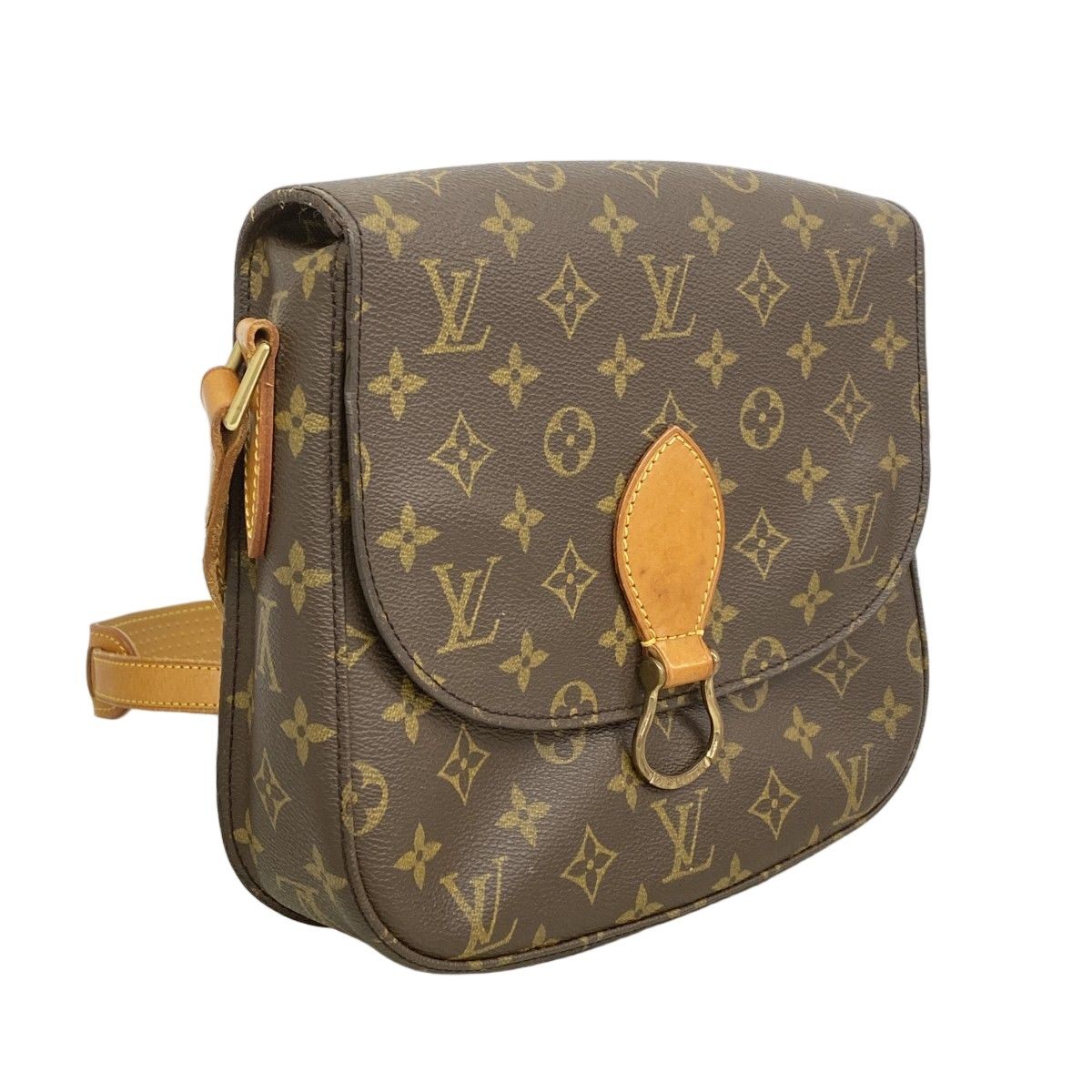 Louis Vuitton Shoulder Bag Monogram Saint Cloud GM Brown — view 2