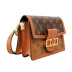 Louis Vuitton Shoulder Bag Monogram Reverse Dauphine Mini Brown — view 2