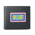 Fendi Wallet Fold Billfold 7 M0169 Vocabulary Navy Black