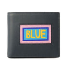 Fendi Wallet Fold Billfold 7 M0169 Vocabulary Navy Black