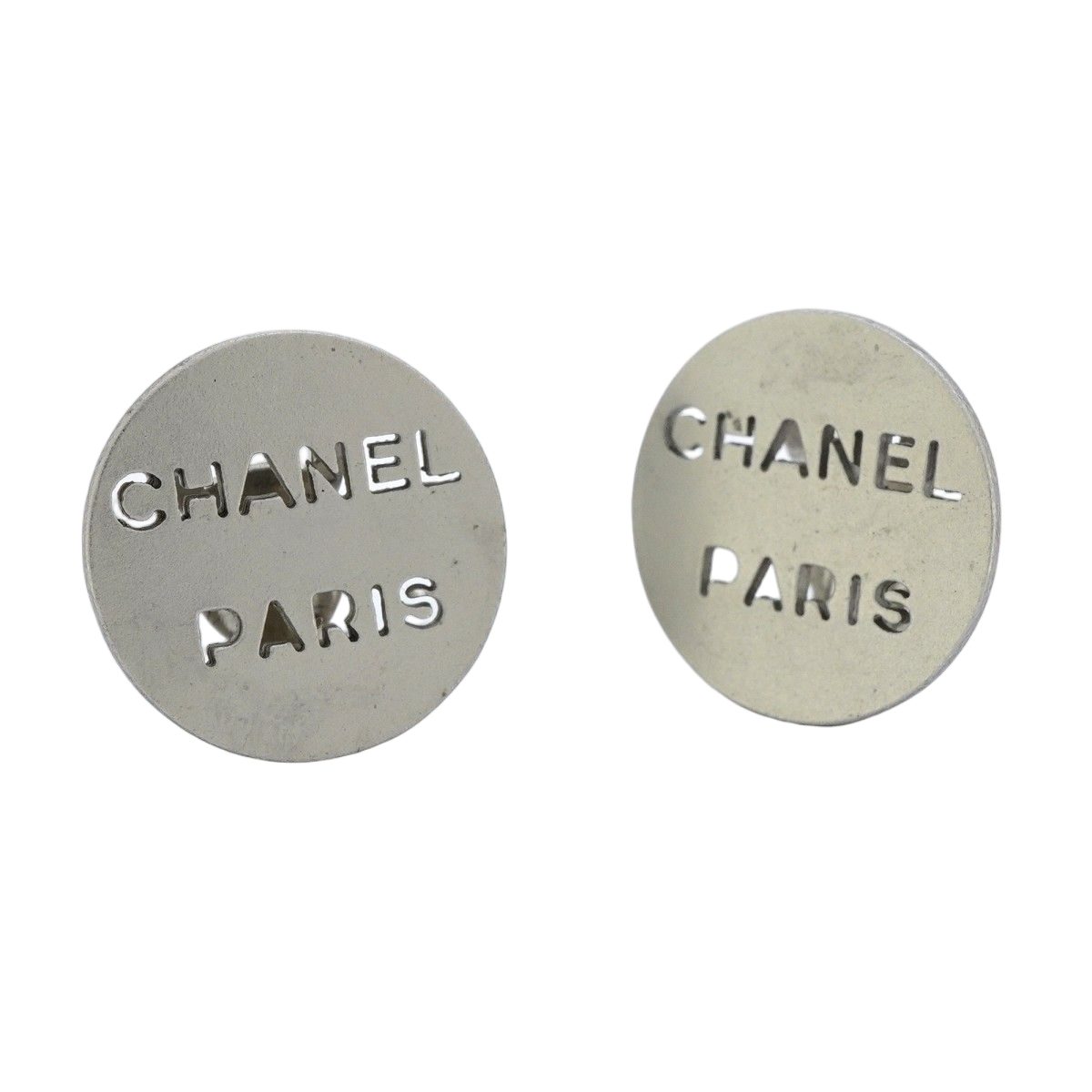 Chanel Earrings Logo Circle — view 2