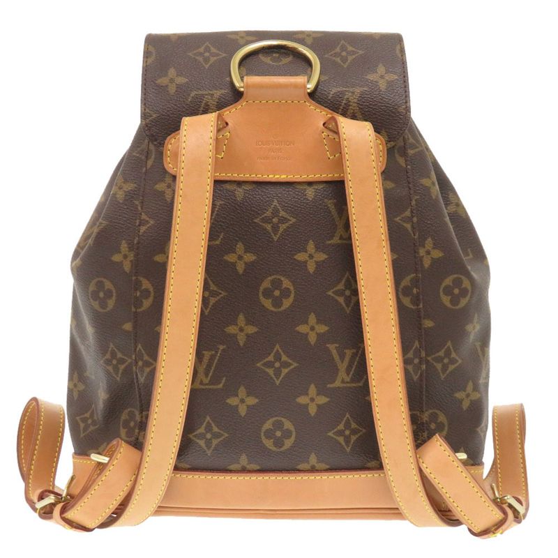 Louis Vuitton Montsouris MM Monogram Backpack Bag 1340 — view 2