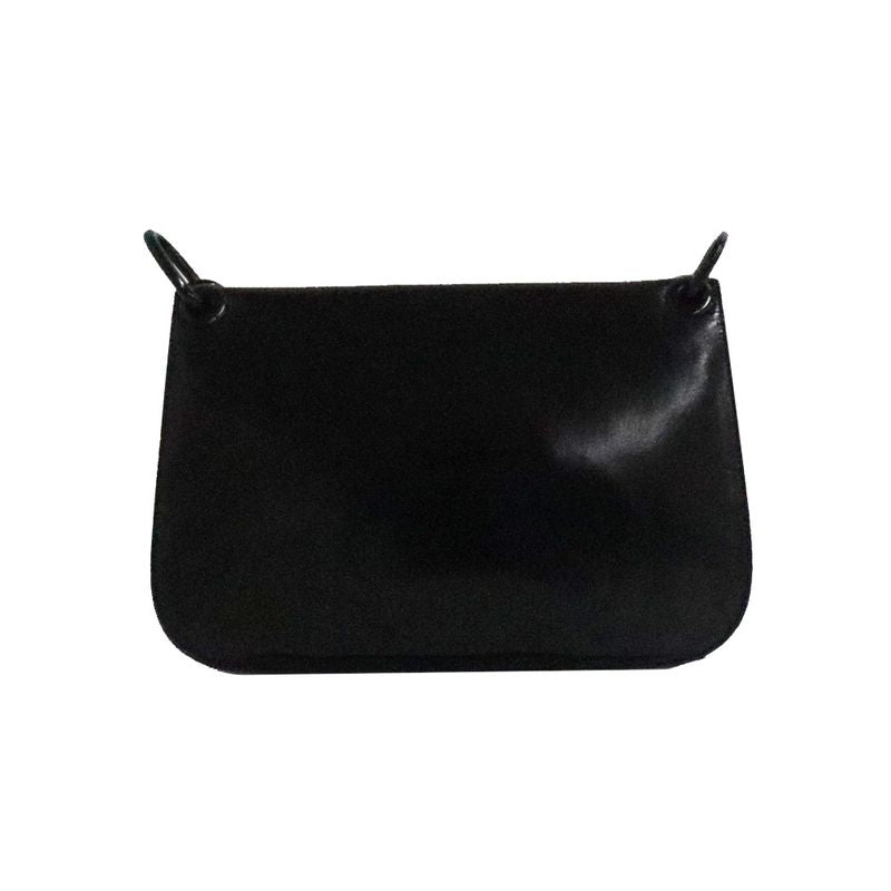 Prada Plachain Shoulder B6380 Black Nappa Swing Leather Bag — view 3