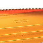 Bottega Veneta Round Wallet Intrecciato Orange Leather — view 4