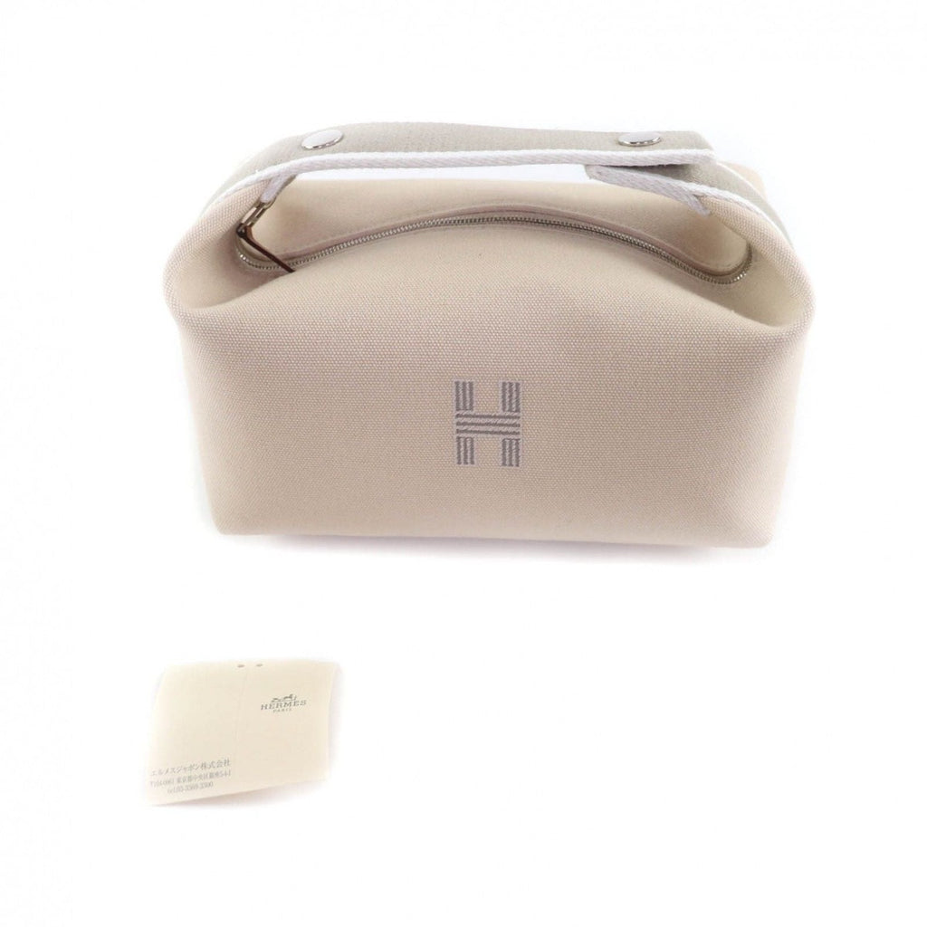 Hermes Brid a Black PM 100% Cotton Silver Hardware H Embroidered — view 2