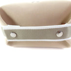 Hermes Brid a Black PM 100% Cotton Silver Hardware H Embroidered — view 7
