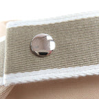 Hermes Brid a Black PM 100% Cotton Silver Hardware H Embroidered — view 8