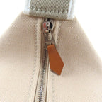 Hermes Brid a Black PM 100% Cotton Silver Hardware H Embroidered — view 9