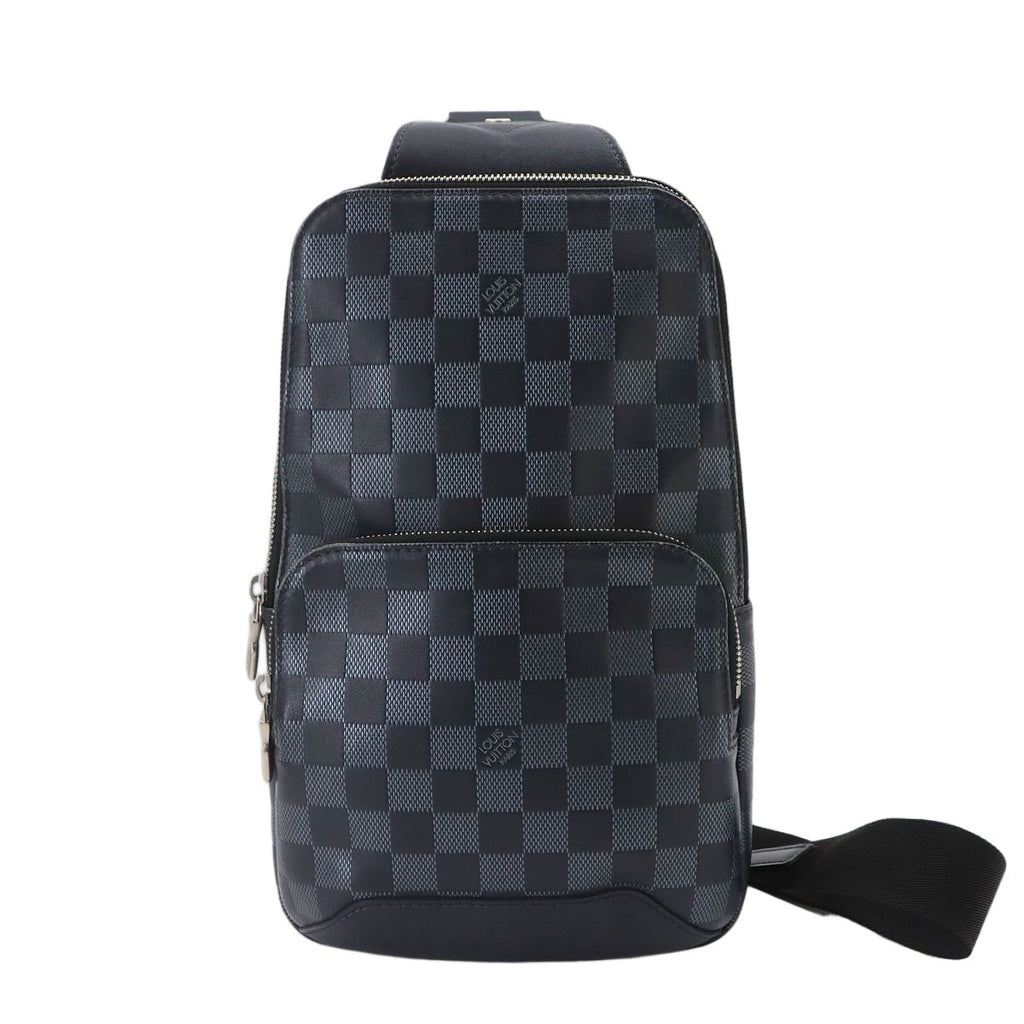 Louis Vuitton Damier Infini Avenue Sling Bag Navy