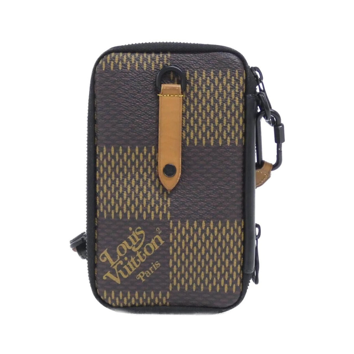 Louis Vuitton Damier Giant Double Phone Pouch Shoulder Bag — view 2