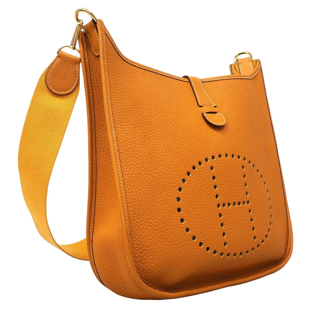 Hermes Shoulder Bag Evelyne Ardennes Natural Gold — view 2