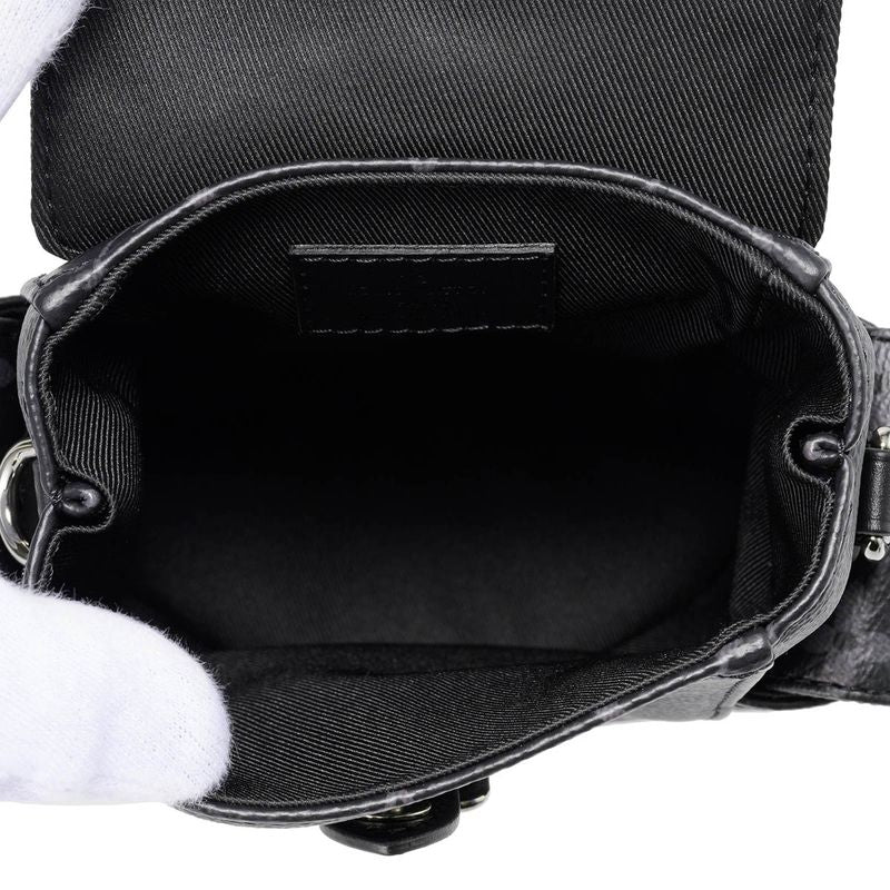 Louis Vuitton Shoulder Bag Nano Christopher Black Gray — view 5