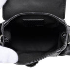 Louis Vuitton Shoulder Bag Nano Christopher Black Gray — view 5