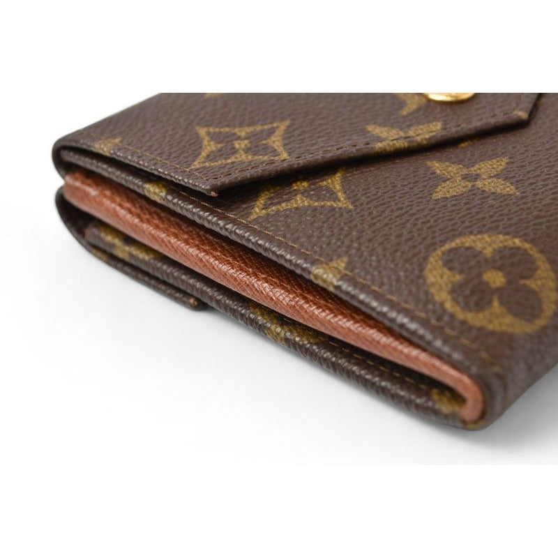 Louis Vuitton Wallet Monogram Fold No.190 Vintage Antique — view 6