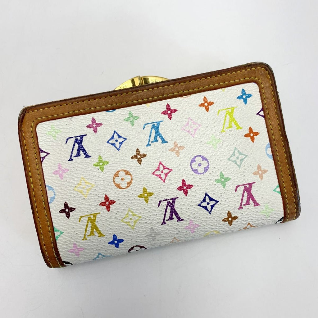Louis Vuitton Monogram Multicolor Porte Monnaie Viennese Bronze Fold — view 2