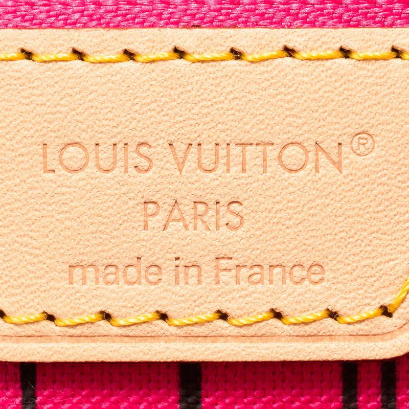 Louis Vuitton Tote Bag Neverfull Inside Out MM Brown Rose Pondicherry — view 8