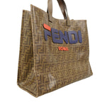 Fendi Tote Zucca Mania Fira Collaboration Brown Gold — view 2