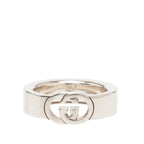 Gucci Interlocking Ring Silver