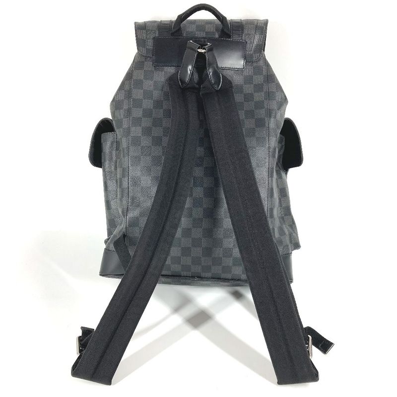 Louis Vuitton Backpack Christopher MM Damier Graphite — view 2