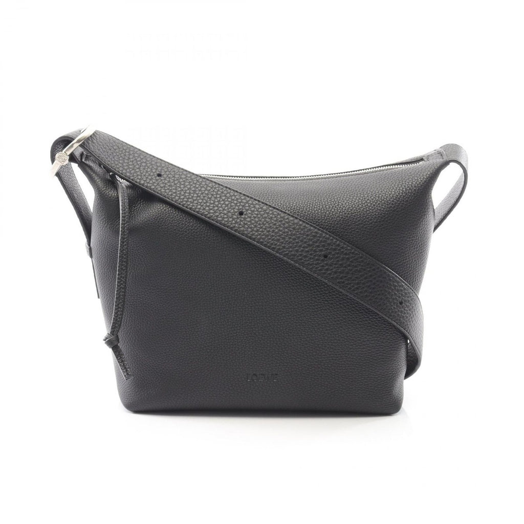 Loewe Shoulder Bag Loop Hobo Bb22 cm Black Leather