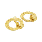Chanel Vintage Earrings Gold — view 3