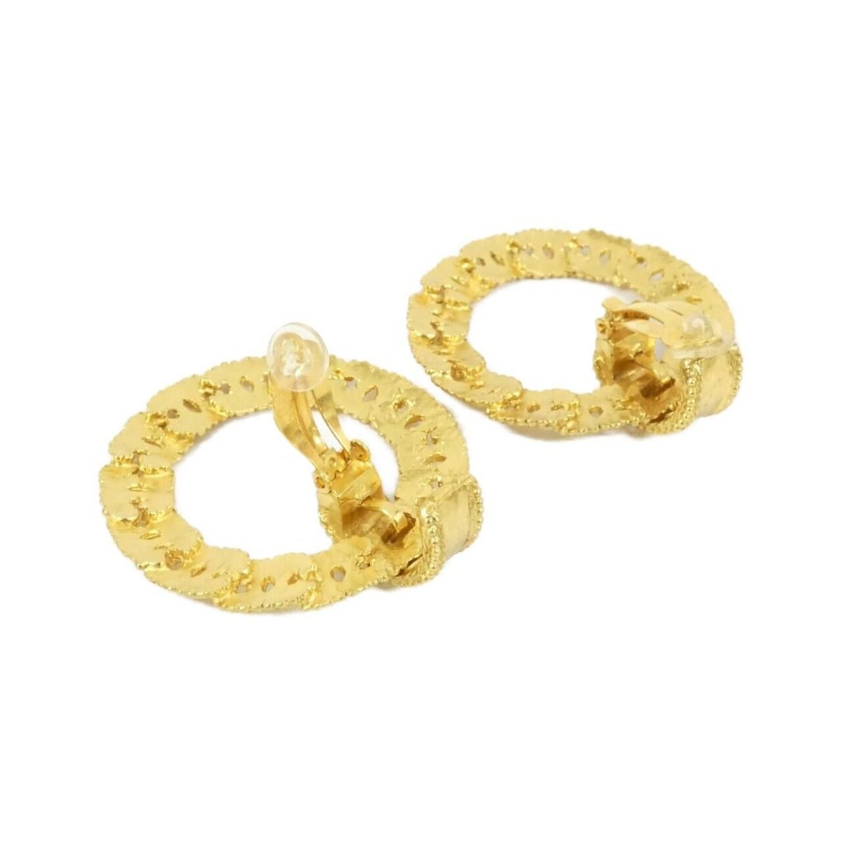 Chanel Vintage Earrings Gold — view 3