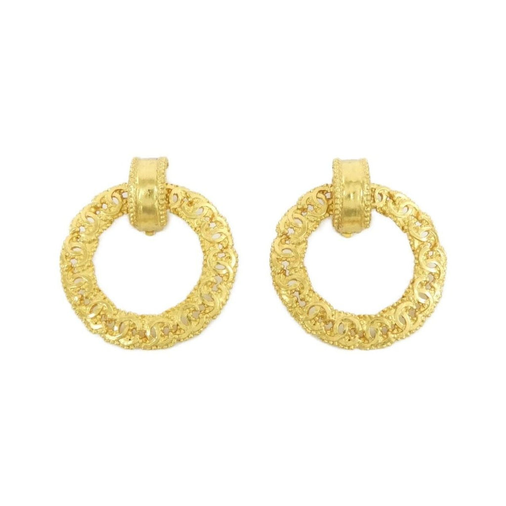 Chanel Vintage Earrings Gold