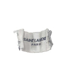 Saint Laurent Paris Wool Paisley Bandana Black — view 4