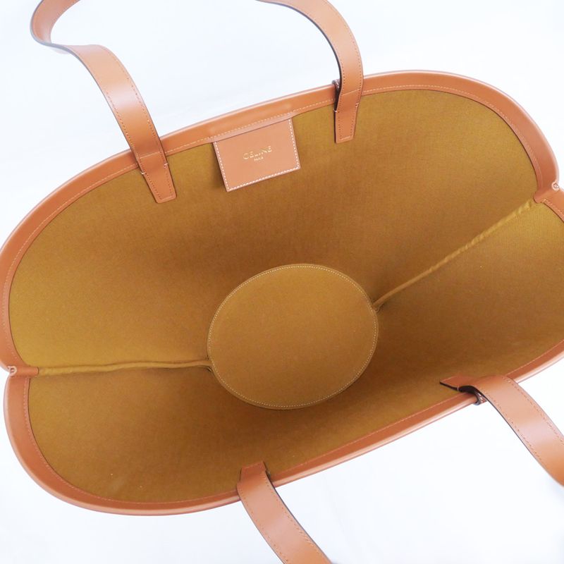Celine Coufan Brown Triomphe Canvas Tote Bag Multicolor Logo — view 6