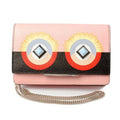 Fendi Wallet With Chain Mini Bag Leather 8 M0346 SQT F02 L0 Multicolor Pink