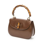 Gucci Vintage Flap Top Handle Beige Calfskin Leather — view 2