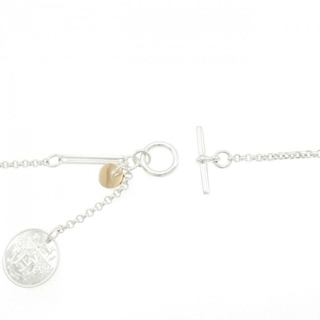 Hermes Exlibris Necklace Silver — view 5
