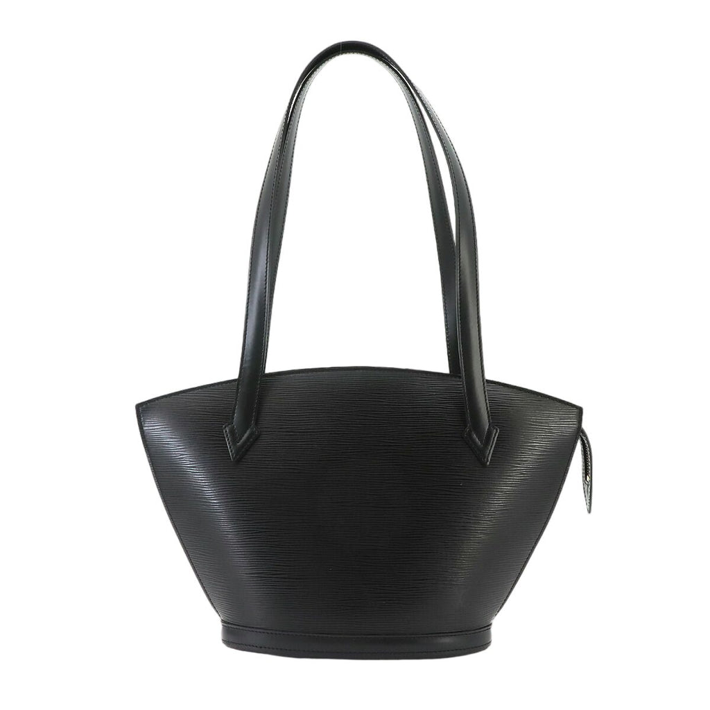 Louis Vuitton Epi Saint Jacques Poignet Long Shoulder Bag Leather Noir