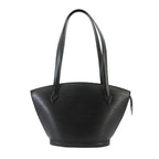 Louis Vuitton Epi Saint Jacques Poignet Long Shoulder Bag Leather Noir