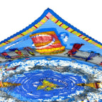 Hermes Silk Scarf Pleat Prayer in the Wind Prieres AU Vent Blue — view 4