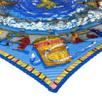 Hermes Silk Scarf Pleat Prayer in the Wind Prieres AU Vent Blue — view 5