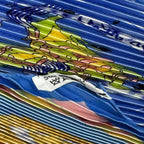 Hermes Silk Scarf Pleat Prayer in the Wind Prieres AU Vent Blue — view 7