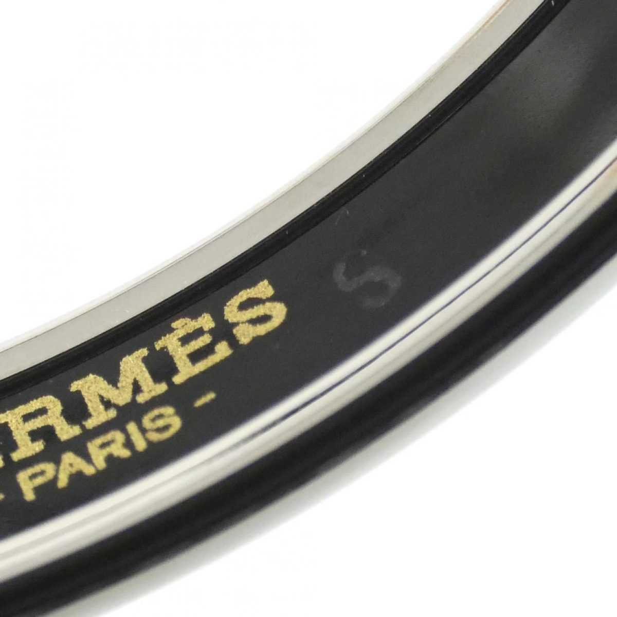 Hermes Bangle Bracelet Silver — view 4