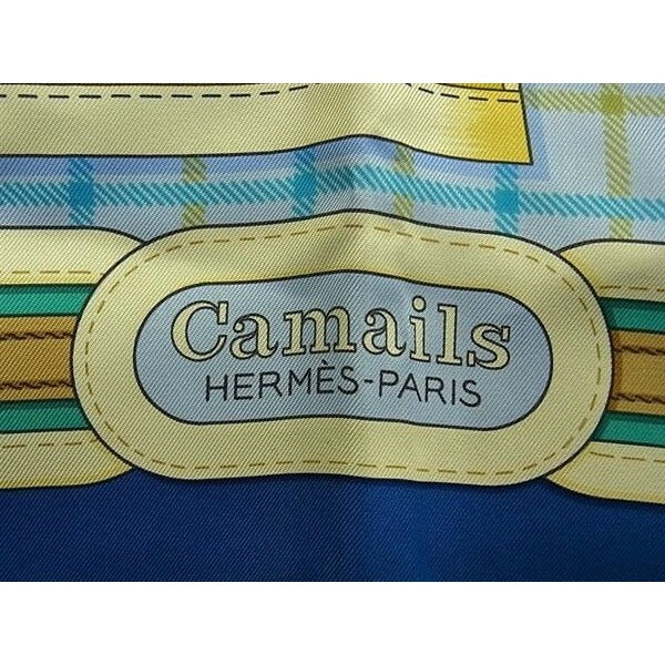Hermes Scarf Carre 90 Multicolor Silk Camails Camaille — view 5