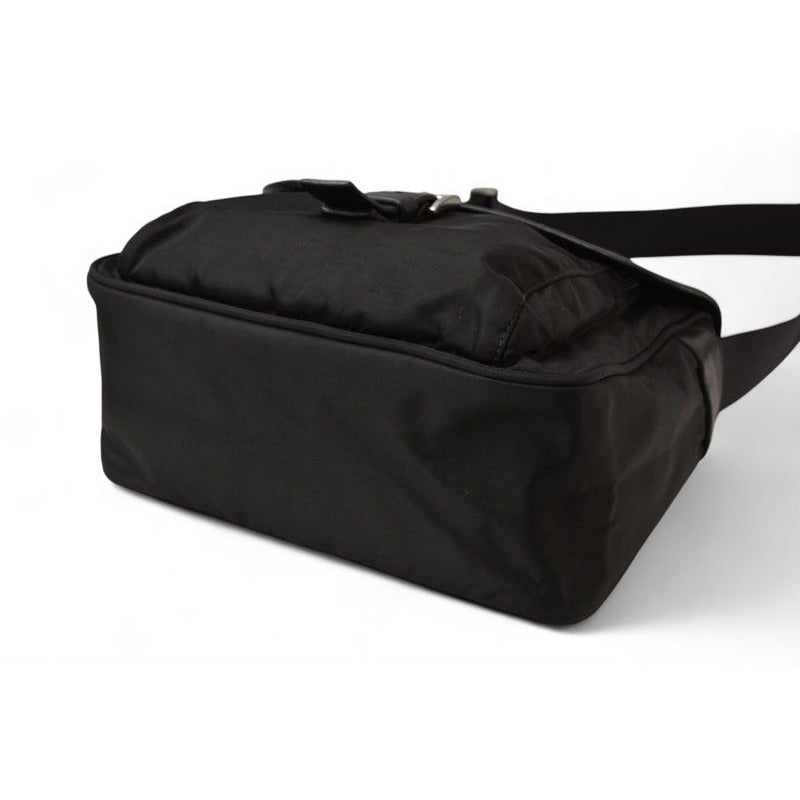 Prada Shoulder Bag Crossbody Nylon Black Bt0173 — view 9