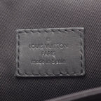 Louis Vuitton Shoulder Bag District PM Cosmos Leather Navy — view 4